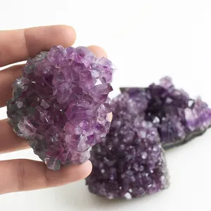 Natural Rough Uruguay Amethyst Cluster Raw Amethyst Geode Cluster Healing Crystals Cluster