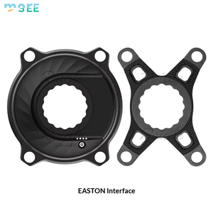 Manivelle de vélo de route en fibre de carbone SeeMore 165/170 mm, manivelle de vélo de route ultralégère en carbone, axe de 29 mm, pédalier avec bras araignée - Product Image 4