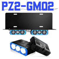 Xenplus PZ2-GM02 210W 6000K Feux de plaque d'immatriculation, Feu auxiliaire, Phare LED, Lentille de projecteur LED, Puce 5050, Lampe étanche IP68