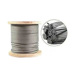 304 7*7 tali kawat baja tahan karat tegangan tinggi 3mm kabel baja tahan karat