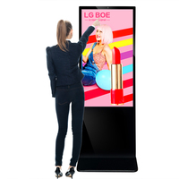Layar LCD Digital Signage Interaktif Dalam Ruangan 43 49 55 Inci |   Layar Sentuh 10 Titik, 4K/FHD, Sistem Operasi Android/Windows