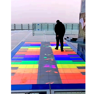 Hồng ngoại Radar cảm biến tầng Hỗ trợ cài đặt <span class=keywords><strong>LED</strong></span> tương tác gạch lát sàn sàn nhảy màn hình - Product Image 4