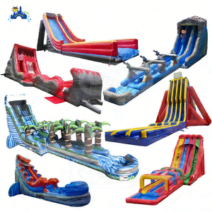 Tobogán Acuático Comercial Barato de China, Tobogán Acuático Gigante Alto y Enorme para Adultos, Tobogán Acuático <span class=keywords><strong>Curvo</strong></span> para Niños, Tobogán Inflable Doble para Exteriores con <span class=keywords><strong>Piscina</strong></span> - Product Image 1