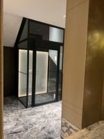 Ascenseurs modernes pour maisons et villas à 3 étages et 4 niveaux, cabine en verre, ascenseur résidentiel pour passagers, petits ascenseurs pour maisons