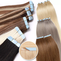 Extensions de Cheveux Naturels Remy 100%, 30 Pouces, Trame Épaisse, 100g/40 Pièces, Colle