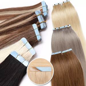 30in băng trong phần mở rộng Remy 100% phần mở rộng tóc da sợi ngang dày 100g/40pcs keo trong tự nhiên phần mở rộng tóc người - Product Image 4