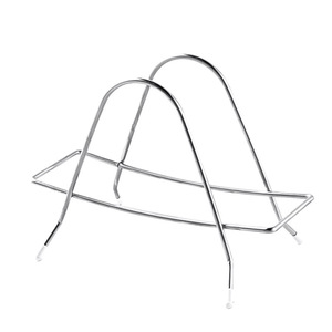 Stainless Steel Cutting Board Rack Oval Shape L Size Multipurpose <b>Kitchen</b> Countertop <b>Storage</b> Rack for Cutting Boards and Pot - Product Image 1