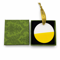 Diffuseur d'arômes en céramique personnalisé, plaque en céramique parfumée OEM ODM, forme et taille du logo personnalisées