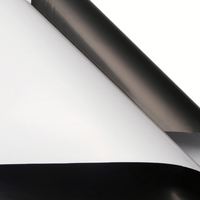Papier d'emballage floral noir imperméable de style coréen de qualité supérieure, matériaux d'emballage floraux durables en BOPP, vente en gros