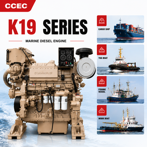 <span class=keywords><strong>Moteur</strong></span> diesel série CUM KTA19-M 317-522 kW 425-700 <span class=keywords><strong>CV</strong></span>, <span class=keywords><strong>moteur</strong></span> de propulsion principale marine turbocompressé pour navire commercial - Product Image 2