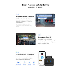 Camera hành trình kép DDPAI Z50 Dual Pro GPS trước và sau 4K, hỗ trợ 4G, tích hợp ADAS, camera ban đêm, ghi hình <span class=keywords><strong>video</strong></span>, giám sát - Product Image 6