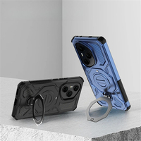 Coque antichoc robuste avec protection magnétique Airbag et béquille rotative anti-chute pour iPhone 17 Air 16E 15 16 Pro Max