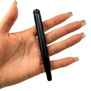 Lápiz de acupuntura de obsidiana negra Natural para masaje de punto de presión de tejido profundo para cara y cabeza herramienta de masaje de piedra - Product Image 5