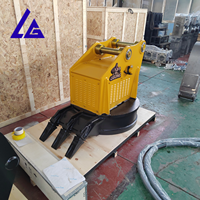 Aimant hydraulique pour excavatrice, élévateur électromagnétique robuste pour la manutention de plaques d'acier / dalles / ferraille