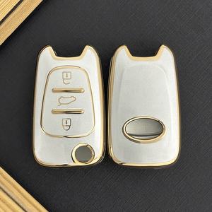 Quicksand TPU Key Fob Cover apto para <span class=keywords><strong>Hyundai</strong></span> Elantra Sonata Kia Forte Optima Spectra Protector car key case Accesorios - Product Image 5