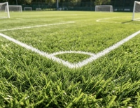 Gazon artificiel en PE écologique haute densité pour terrains de sport et jardins, 20 mm, ignifuge, résistant aux UV, installation facile, football