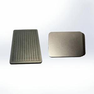 Disesuaikan titanium alloy mnemonic kata papan bisnis kartu ukuran 86*54*2mm, - Product Image 4