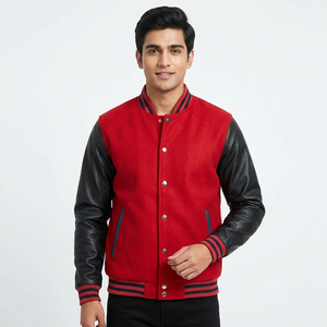 Veste avec patchs brodés OEM, veste personnalisée avec logo, veste de style Letterman, veste de style Varsity pour hommes - Product Image 1