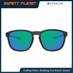 Gafas de sol personalizadas a prueba de rayos ultravioleta Gafas de sol polarizadas retro Mujeres con puntas de goma suave - Product Image 4