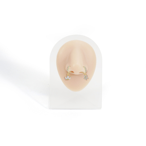 Silicone Body Part Jewelry Props Silicon Mold Flexible Plump Lips Navel Earring Ear <strong>Jewellery</strong> Piercings Nose Display for Stand - Product Image 5