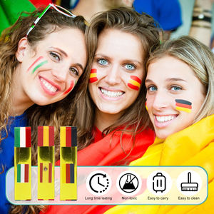 Crayons <span class=keywords><strong>de</strong></span> peinture acrylique non toxiques et résistants à la transpiration aux couleurs du drapeau <span class=keywords><strong>de</strong></span> la Coupe du Monde pour enfants, fans <span class=keywords><strong>de</strong></span> football, <span class=keywords><strong>d</strong></span>écorations <span class=keywords><strong>de</strong></span> matchs France Allemagne - Product Image 6