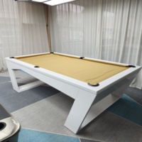 Table de billard de luxe moderne en bois massif avec plateau en ardoise, 7, 8 ou 9 pieds, pour la maison, le club familial ou la villa
