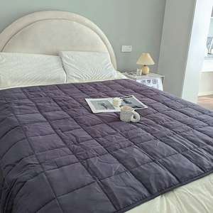 Peso que promueve la serenidad Mejor sueño Manta pesada de calidad distribuida uniformemente - Product Image 3