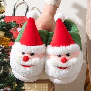 Pantoufles <span class=keywords><strong>de</strong></span> Noël à Semelle Épaisse Antidérapantes, Pantoufles d'Hiver pour <span class=keywords><strong>Homme</strong></span> et Femme, Nouveauté en Stock - Product Image 4
