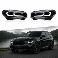 Juego de Faros Delanteros Súper Brillantes de 12V 6000K para BMW X5 F15 2014-2018, Carcasa de ABS Resistente a la Decoloración, Instalación Plug+Play