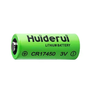 Chất lượng tốt nhất cr17450 3V Pin Lithium cr17450 2500mAh limno2 an toàn với thiết bị đầu cuối