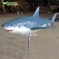 Modèle de requin animatronique d'intérieur pour les parcs à thème et les parcs d'aventure