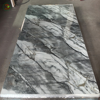 Panel de pared alternativo de mármol fresco con lámina UV de PVC de diseño 3D, tablero de plástico y material de PVC de 1mm-5mm de espesor