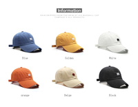 Casquette de baseball sportive et colorée, style streetwear, brodée à la main, 6 panneaux, ajustée, séchage rapide, nouvelle collection, haute qualité, vente en gros Chine