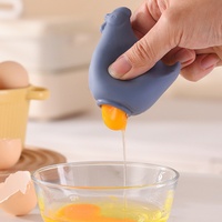 Séparateur d'oeufs avec absorbeur d'oeufs de poulet Silicone souple épaissi blanc d'oeuf et filtre de jaune Gadget de cuisson