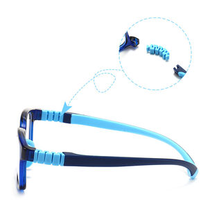<span class=keywords><strong>Bloqueador</strong></span> de luz azul, gafas para niños para miopía, bisagra Flexible desmontable de 180 grados, pequeño rectángulo de silicona TR90 para niño - Product Image 5
