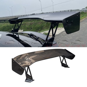 VTX2 Type Carbon Rear Trunk Lip Wing Ducktail GT Spoiler TRIM Body <b>Kit</b> for Honda Civic Type R FK7 FK8 FC 10TH Auto Styling - Product Image 2