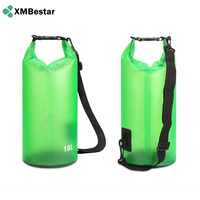 Tas Kering Anti Air PVC 20L dengan Logo Custom, untuk Perlengkapan Pantai, Kayak, Perahu, dan Diving
