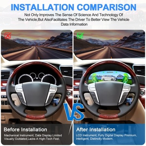 NaviHua New Design <b>Car</b> <b>Digital</b> Cluster Auto <b>Speedometer</b> Linux System Carplay LCD Instrument <b>for</b> Toyota Alphard 20Series 30Series - Product Image 3