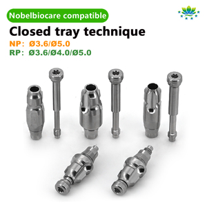 Nobel Biocare Compatible Tray Coping de Impresión de Bandeja Cerrada RP NP Conexión Cónica para Transferencia en Laboratorio de Implantes Dentales y Fábrica CAD/<span class=keywords><strong>CAM</strong></span> - Product Image 3