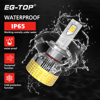 EG-TOP 90W 21600lm ampoule de phare LED de voiture haute puissance H7 Autos phare de projecteur haut et super lumineux H11 Led H4