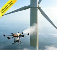 Drone d'urgence DaringFish pour débutants, haute altitude, pour le nettoyage des panneaux photovoltaïques en verre des murs extérieurs