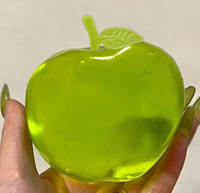 Juguete Sensorial Antiestrés de Malta Suave y Translúcido con Forma de Manzana, de Levantamiento Lento, para Niñas y Niños, 14