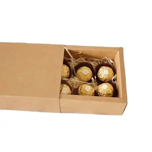 Rectangular valentines Celebration Caja De Gourmet Snack Box Chocolate Packaging Paper Gift Chocolate Platter Boxes