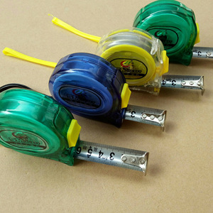 Self-winding Measuring Tape 5 Meters Stainless Steel Blade Automatic Return Push Button Lock Metric Standard Tape Measure - Product Image 2