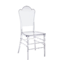 Chaise de salle à manger de fête à dossier haut, mobilier de mariage moderne