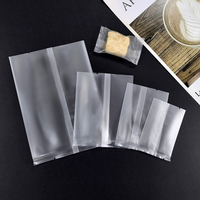 Sac en plastique transparent personnalisé à impression personnalisée, ouverture plate, pochette transparente pour gâteaux, bonbons, sucettes glacées, emballage alimentaire