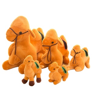 Poupée de chameau du désert en peluche pour enfant, <span class=keywords><strong>jouet</strong></span> de Simulation du doigt, ornements de dessin animé, cadeau du canaire, animaux en peluche - Product Image 2