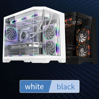ZeroMaster ATX & MATX Mid-Tower Gaming Computer Case 360mm CPU Liquid Cooler Friendly pour les joueurs