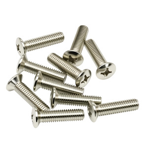Vis à tête fraisée Phillips M5 M6 en acier au carbone nickelé, vis de machine GB820M5M6, filetage métrique standard - Product Image 2