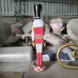 Nouvelle Décoration de Noël en Fibre de Verre, Grand <span class=keywords><strong>Casse</strong></span>-<span class=keywords><strong>Noisette</strong></span> de 240 <span class=keywords><strong>cm</strong></span>, Soldat Jouet - Product Image 5